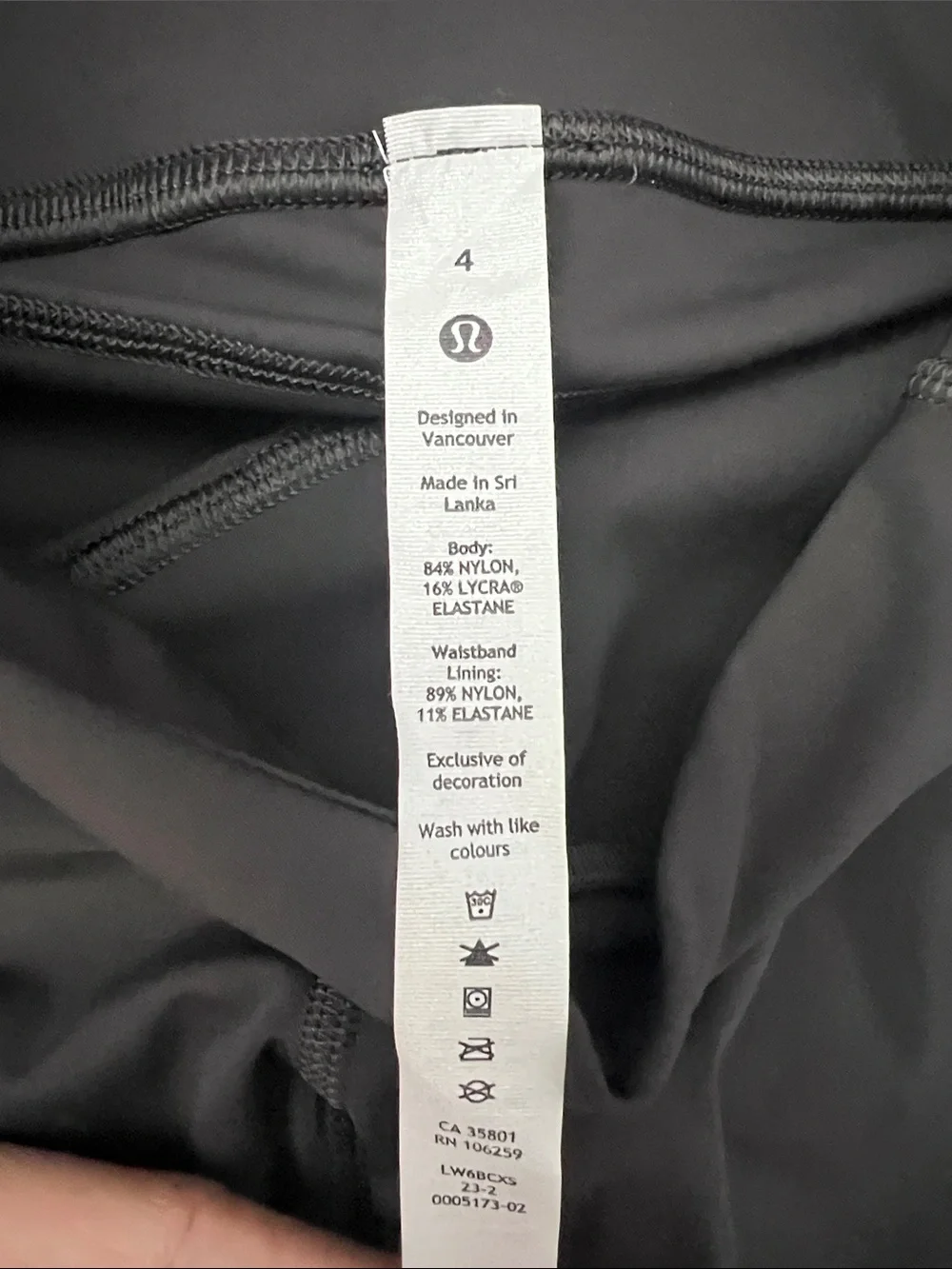 Lululemon Graphite Grey Fast and Free HR Crop 23